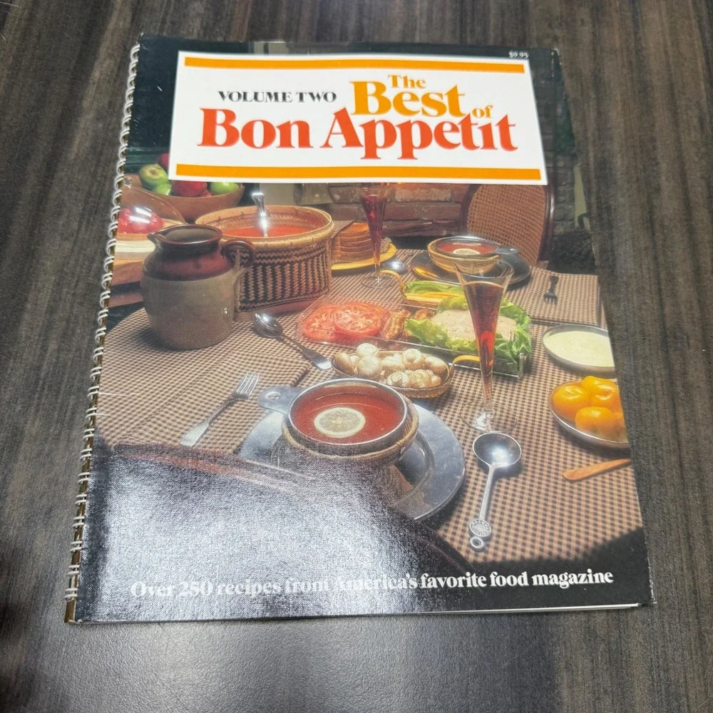 The Best of Bon Appetit Volume Two Cookbook 1985 Over 250 Recipes‎ Vintage
